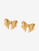 Poppy Bow Stud Earrings