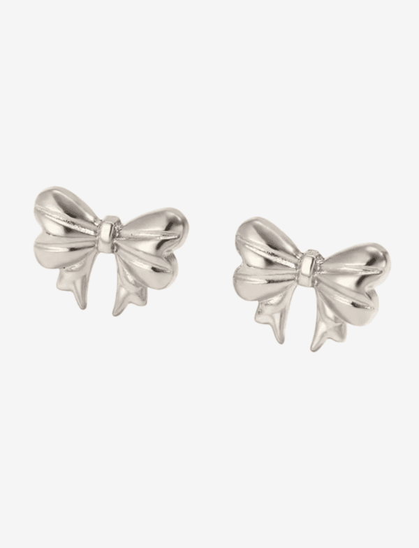 Poppy Bow Stud Earrings