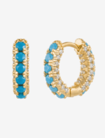 Summer Sparkle Huggie Hoop Earrings