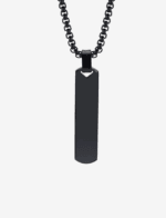 Rectangular Bar Pendant Necklace