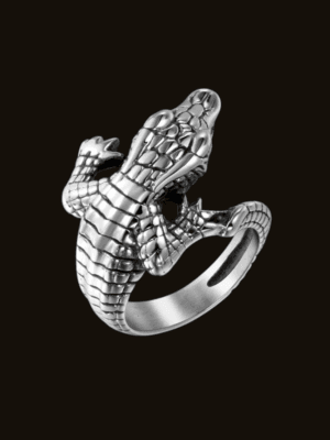 Reptile Wrap Signet Ring