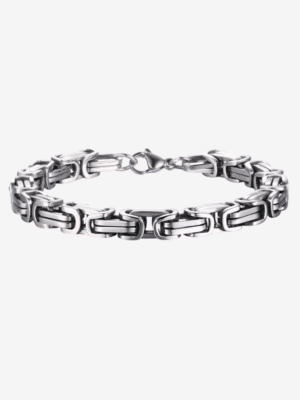 HAUTEHAUS-BCB8S21 [Byzantine Chain Bracelet, 8mm Steel]